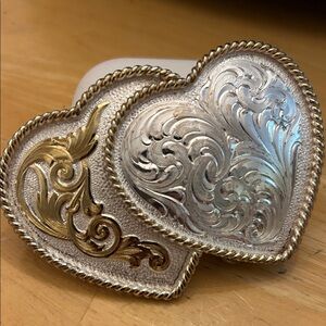 Vintage Montana Silversmith Belt Buckle